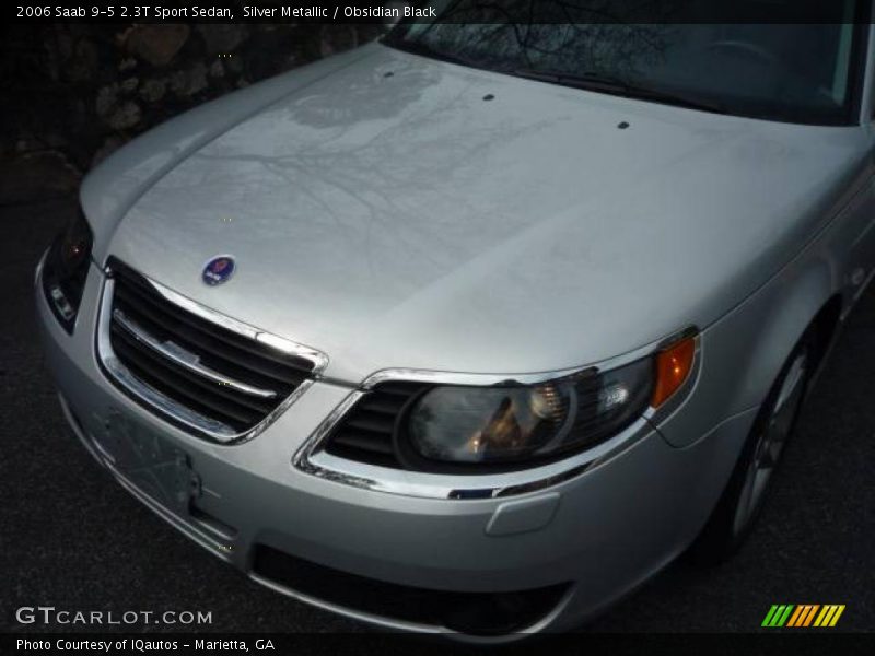 Silver Metallic / Obsidian Black 2006 Saab 9-5 2.3T Sport Sedan