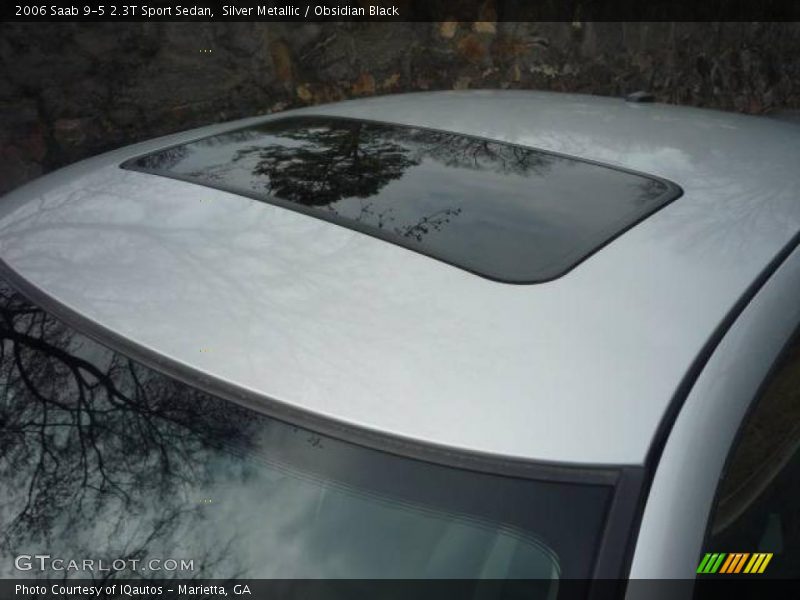 Silver Metallic / Obsidian Black 2006 Saab 9-5 2.3T Sport Sedan