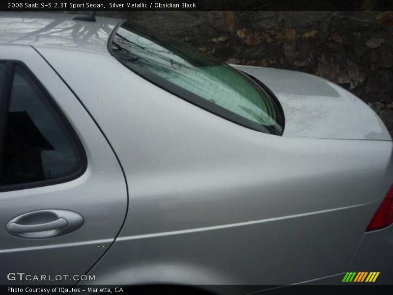 Silver Metallic / Obsidian Black 2006 Saab 9-5 2.3T Sport Sedan