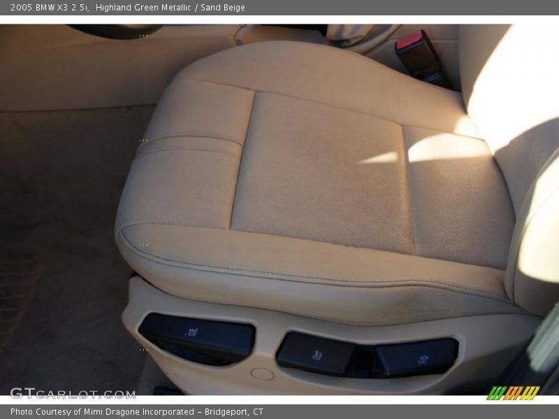 Highland Green Metallic / Sand Beige 2005 BMW X3 2.5i