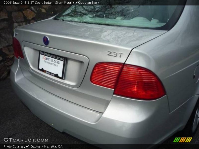 Silver Metallic / Obsidian Black 2006 Saab 9-5 2.3T Sport Sedan