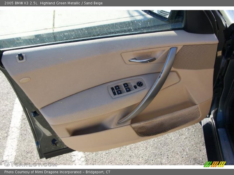 Highland Green Metallic / Sand Beige 2005 BMW X3 2.5i