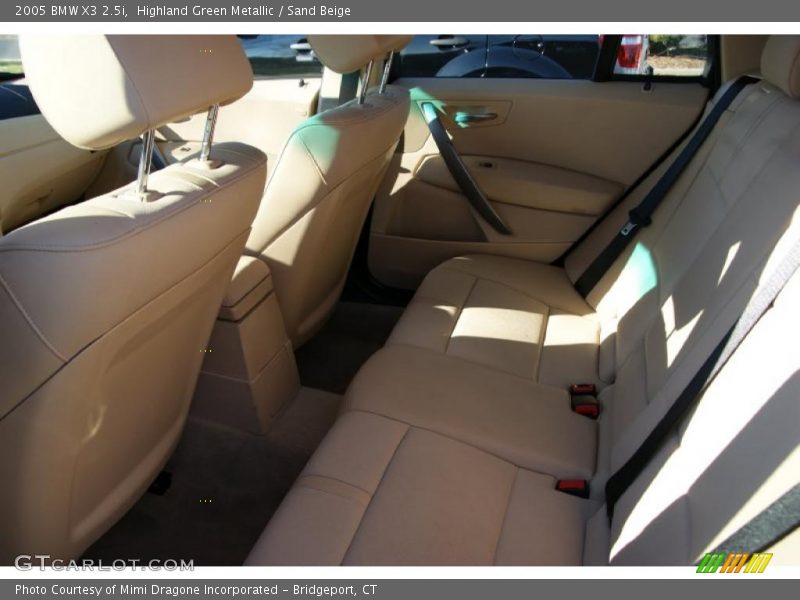 Highland Green Metallic / Sand Beige 2005 BMW X3 2.5i