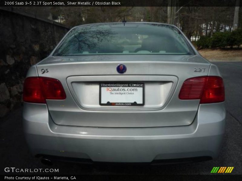Silver Metallic / Obsidian Black 2006 Saab 9-5 2.3T Sport Sedan