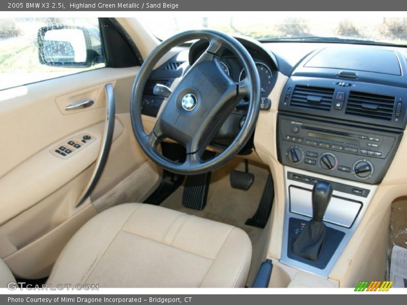 Highland Green Metallic / Sand Beige 2005 BMW X3 2.5i