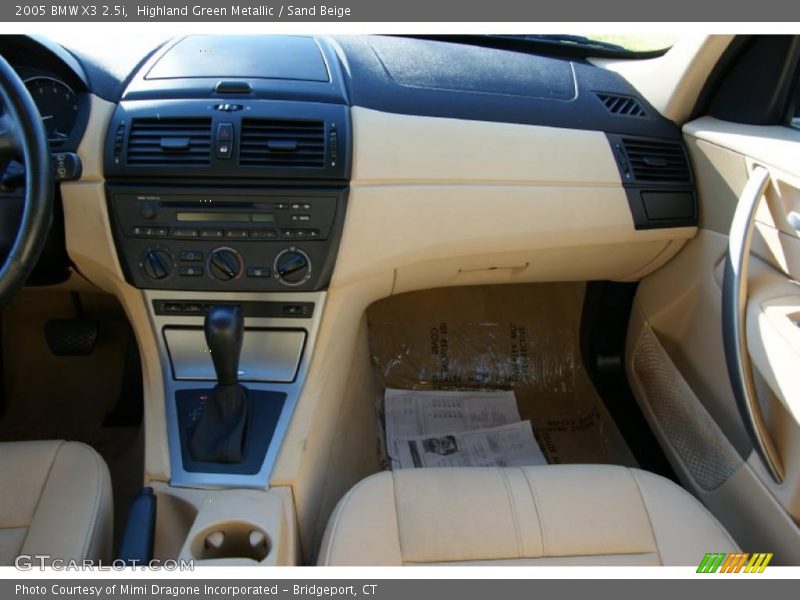 Highland Green Metallic / Sand Beige 2005 BMW X3 2.5i