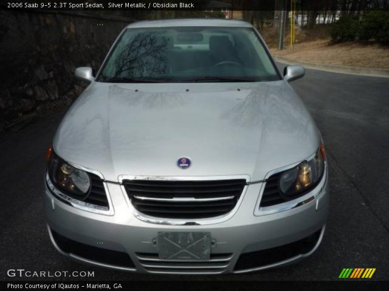 Silver Metallic / Obsidian Black 2006 Saab 9-5 2.3T Sport Sedan