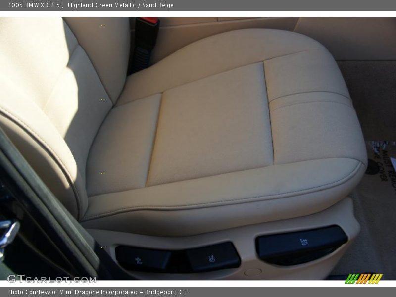 Highland Green Metallic / Sand Beige 2005 BMW X3 2.5i