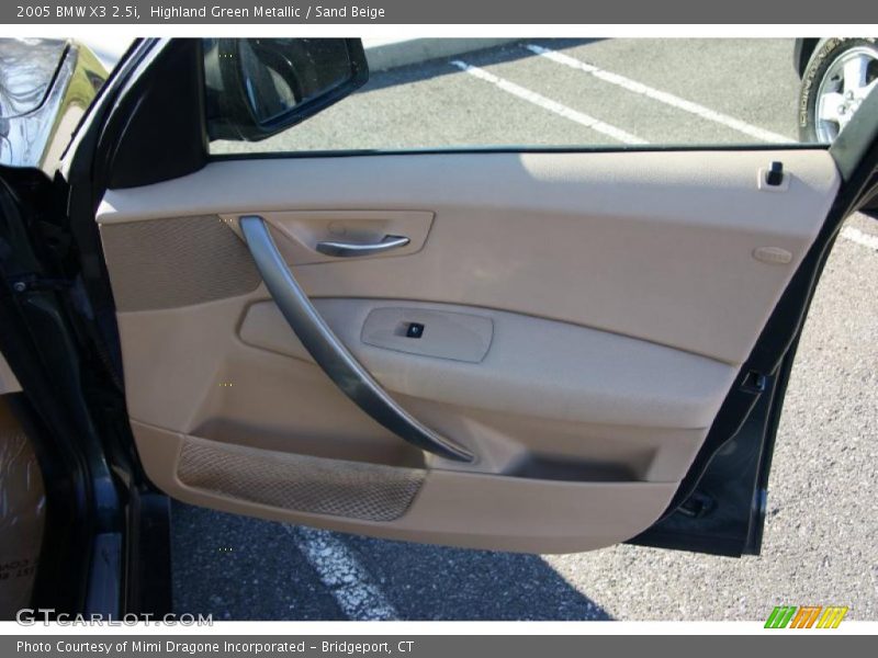 Highland Green Metallic / Sand Beige 2005 BMW X3 2.5i