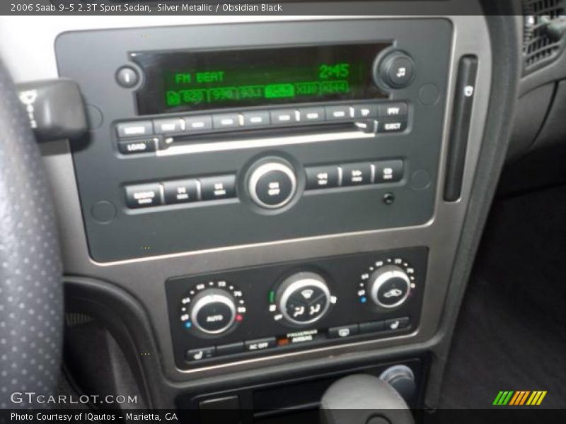 Silver Metallic / Obsidian Black 2006 Saab 9-5 2.3T Sport Sedan