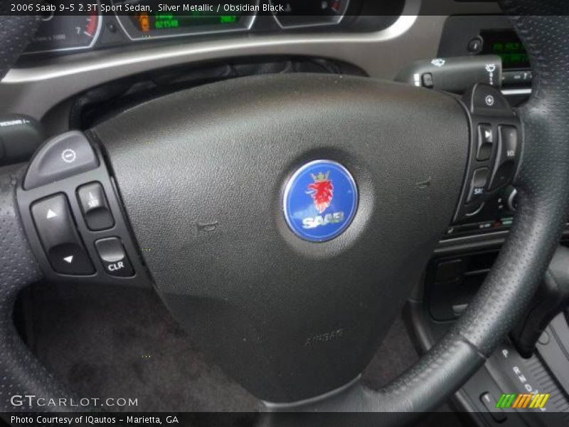 Silver Metallic / Obsidian Black 2006 Saab 9-5 2.3T Sport Sedan
