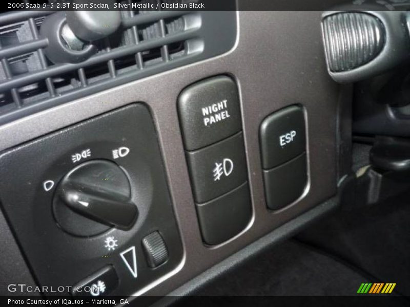 Silver Metallic / Obsidian Black 2006 Saab 9-5 2.3T Sport Sedan