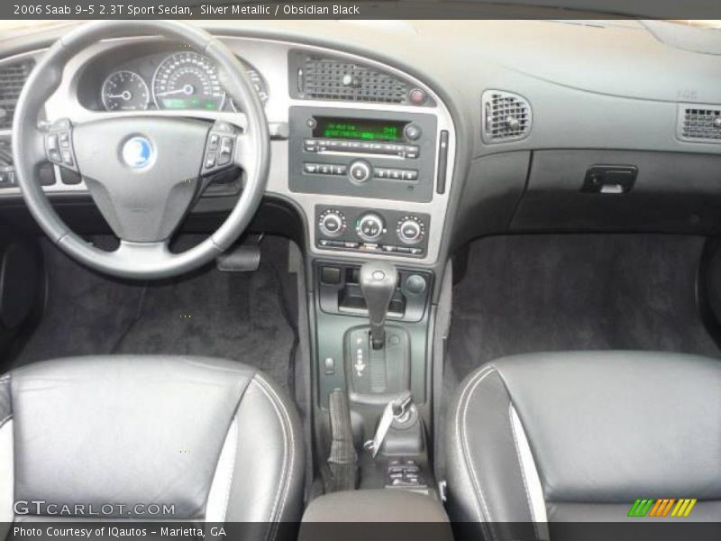 Silver Metallic / Obsidian Black 2006 Saab 9-5 2.3T Sport Sedan