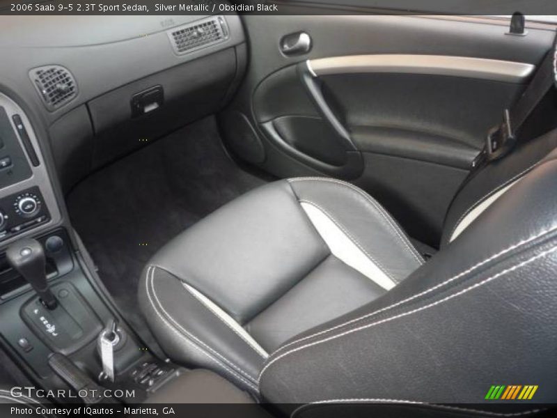Silver Metallic / Obsidian Black 2006 Saab 9-5 2.3T Sport Sedan
