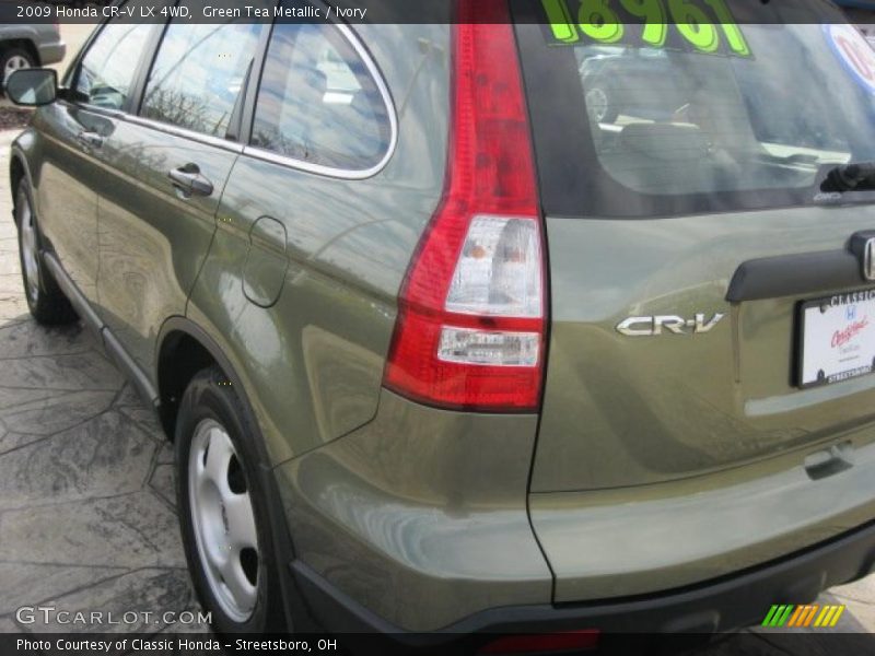 Green Tea Metallic / Ivory 2009 Honda CR-V LX 4WD