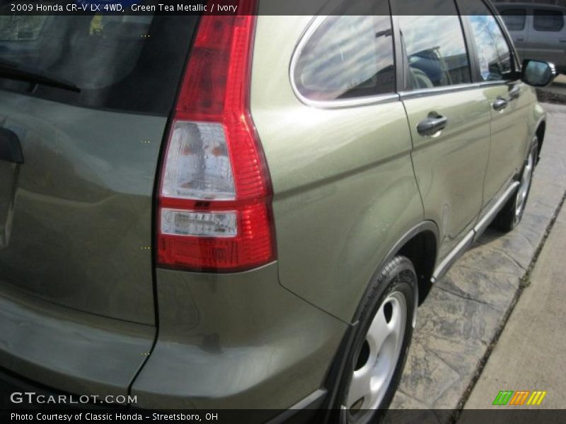 Green Tea Metallic / Ivory 2009 Honda CR-V LX 4WD