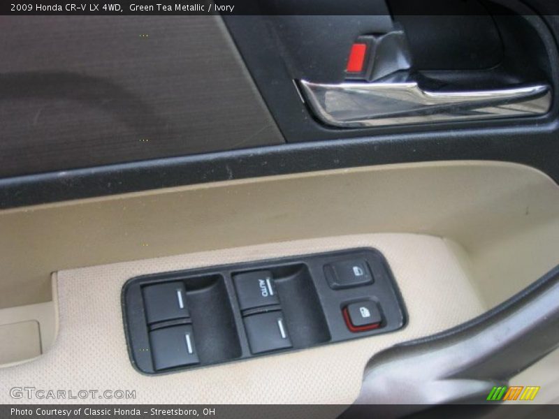 Green Tea Metallic / Ivory 2009 Honda CR-V LX 4WD
