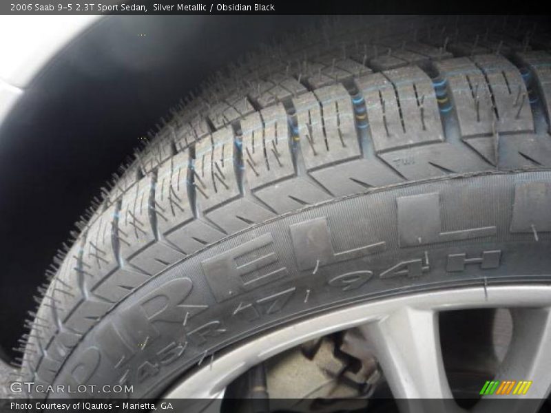 Silver Metallic / Obsidian Black 2006 Saab 9-5 2.3T Sport Sedan