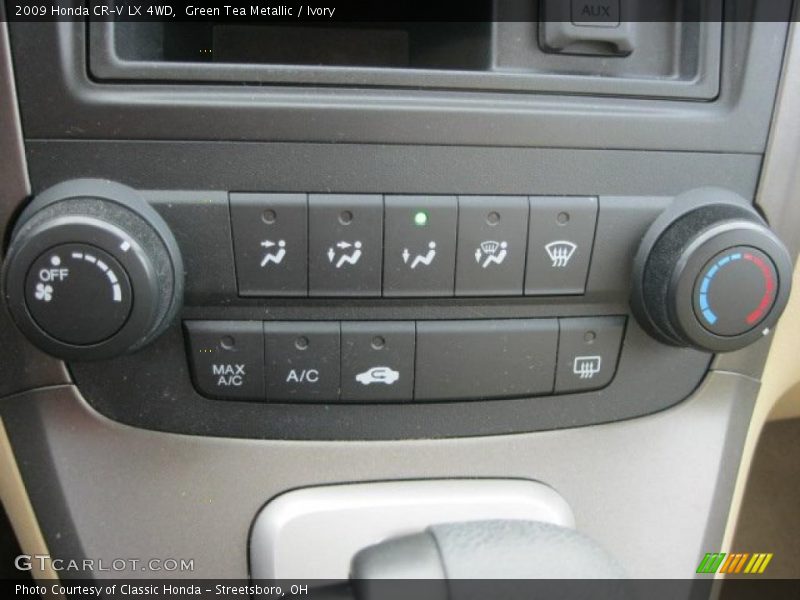 Green Tea Metallic / Ivory 2009 Honda CR-V LX 4WD