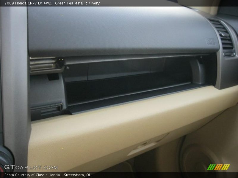 Green Tea Metallic / Ivory 2009 Honda CR-V LX 4WD