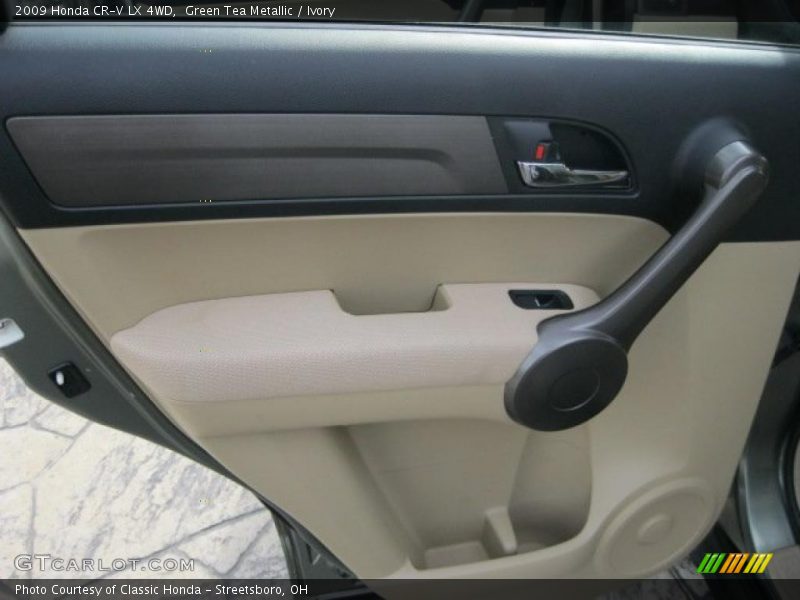 Green Tea Metallic / Ivory 2009 Honda CR-V LX 4WD