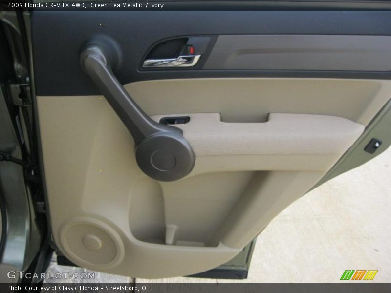 Green Tea Metallic / Ivory 2009 Honda CR-V LX 4WD