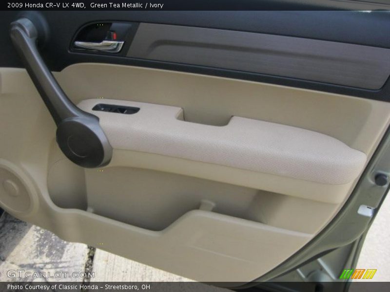 Green Tea Metallic / Ivory 2009 Honda CR-V LX 4WD