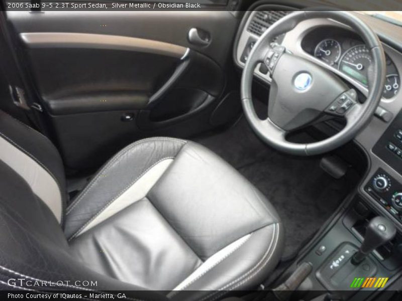 Silver Metallic / Obsidian Black 2006 Saab 9-5 2.3T Sport Sedan