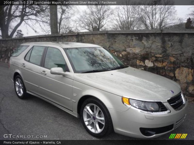 Parchment Silver Metallic / Parchment 2006 Saab 9-5 2.3T SportCombi Wagon