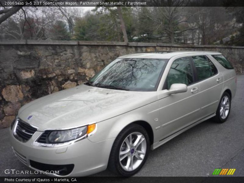 Parchment Silver Metallic / Parchment 2006 Saab 9-5 2.3T SportCombi Wagon