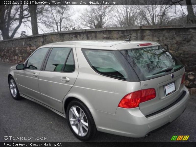 Parchment Silver Metallic / Parchment 2006 Saab 9-5 2.3T SportCombi Wagon