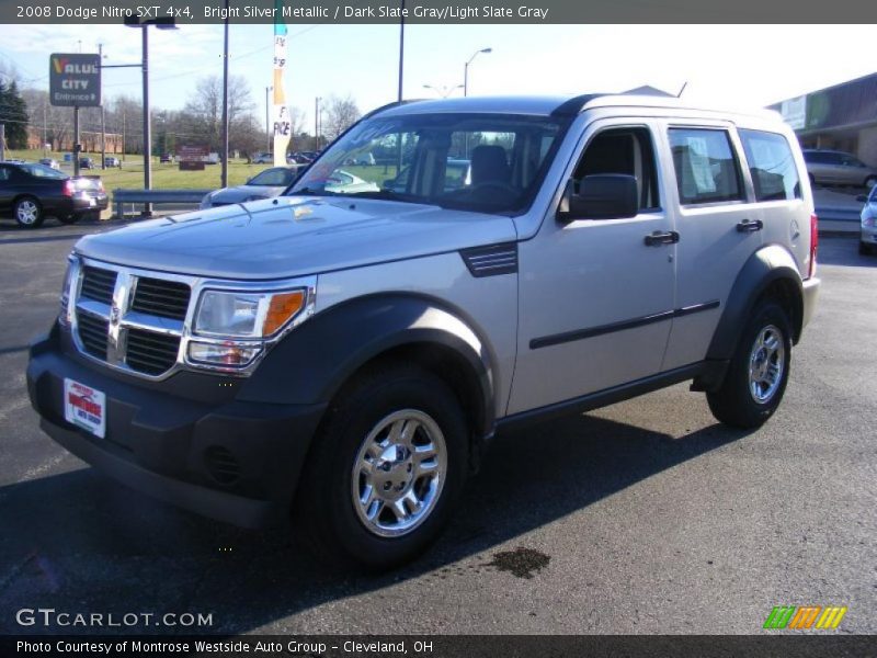 Bright Silver Metallic / Dark Slate Gray/Light Slate Gray 2008 Dodge Nitro SXT 4x4