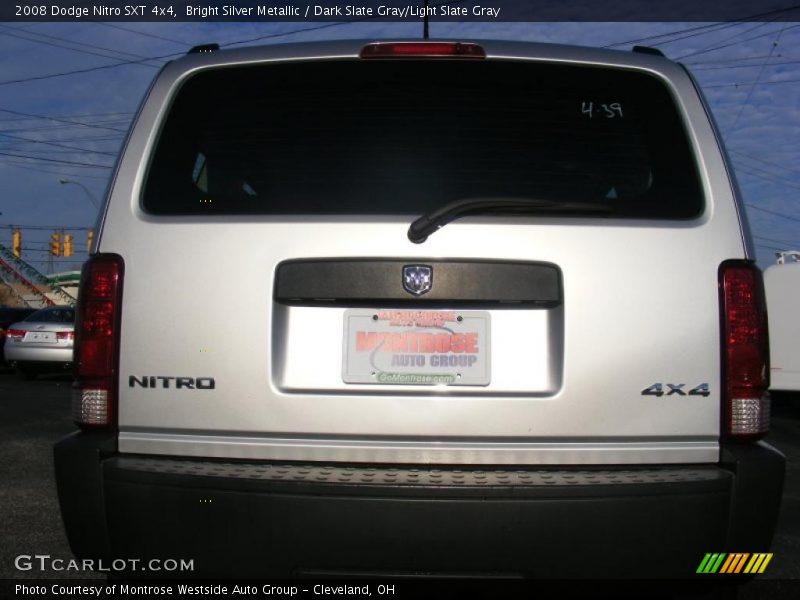 Bright Silver Metallic / Dark Slate Gray/Light Slate Gray 2008 Dodge Nitro SXT 4x4