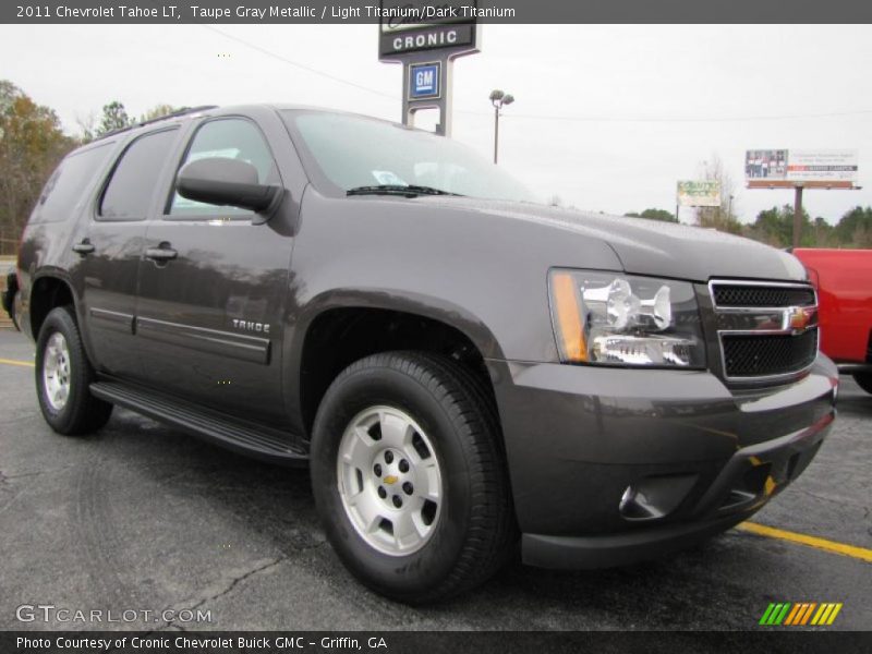Taupe Gray Metallic / Light Titanium/Dark Titanium 2011 Chevrolet Tahoe LT