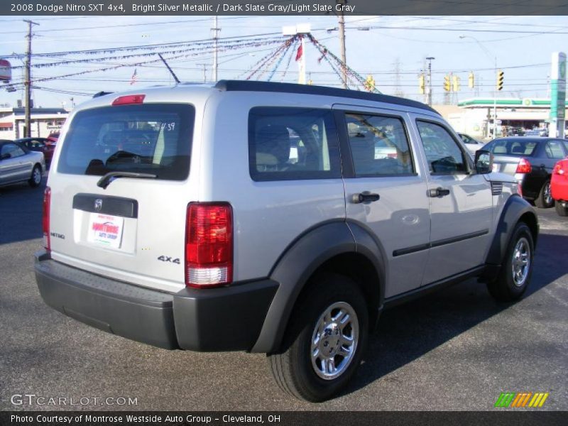 Bright Silver Metallic / Dark Slate Gray/Light Slate Gray 2008 Dodge Nitro SXT 4x4