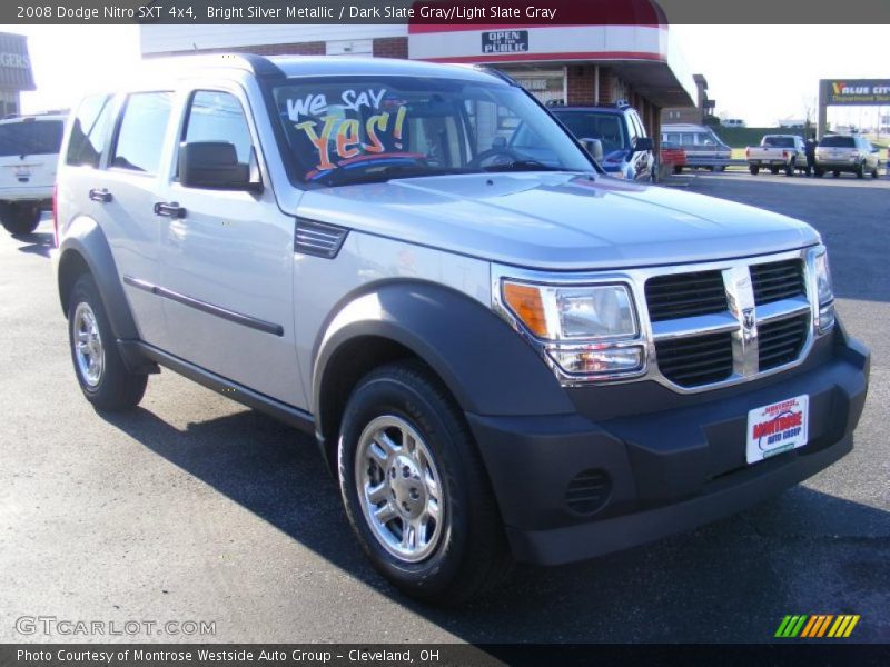 Bright Silver Metallic / Dark Slate Gray/Light Slate Gray 2008 Dodge Nitro SXT 4x4