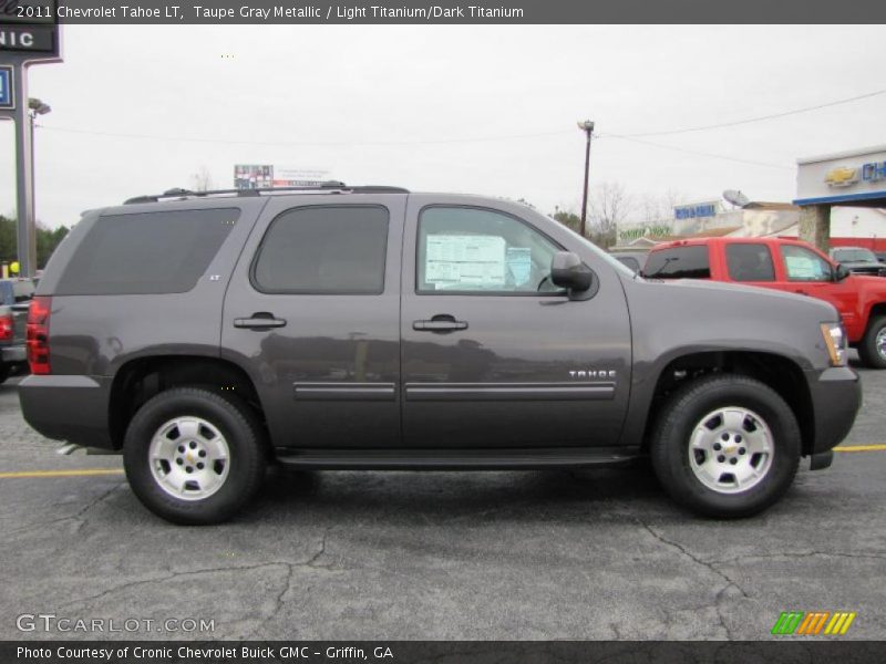 Taupe Gray Metallic / Light Titanium/Dark Titanium 2011 Chevrolet Tahoe LT