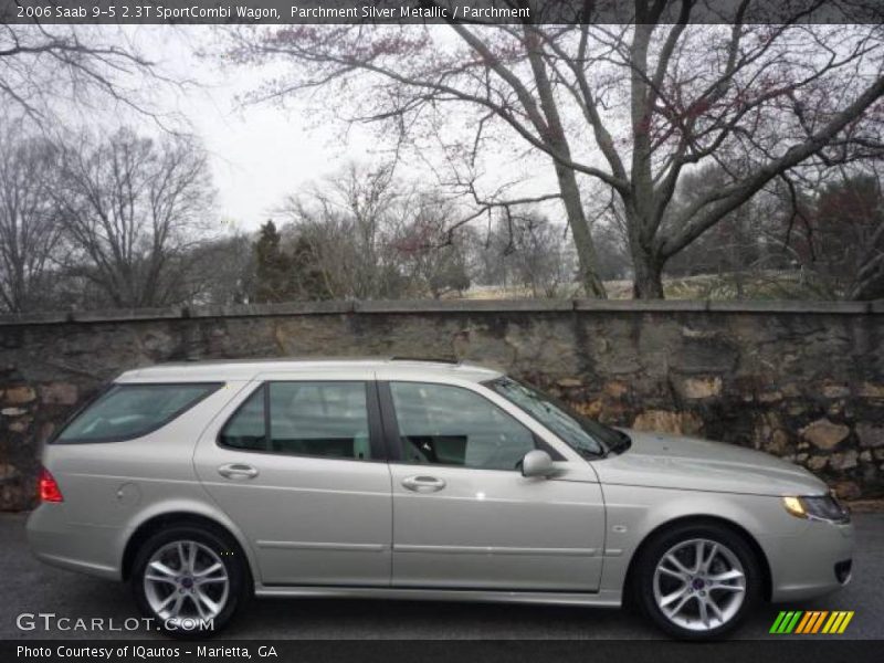 Parchment Silver Metallic / Parchment 2006 Saab 9-5 2.3T SportCombi Wagon