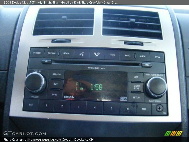 Bright Silver Metallic / Dark Slate Gray/Light Slate Gray 2008 Dodge Nitro SXT 4x4