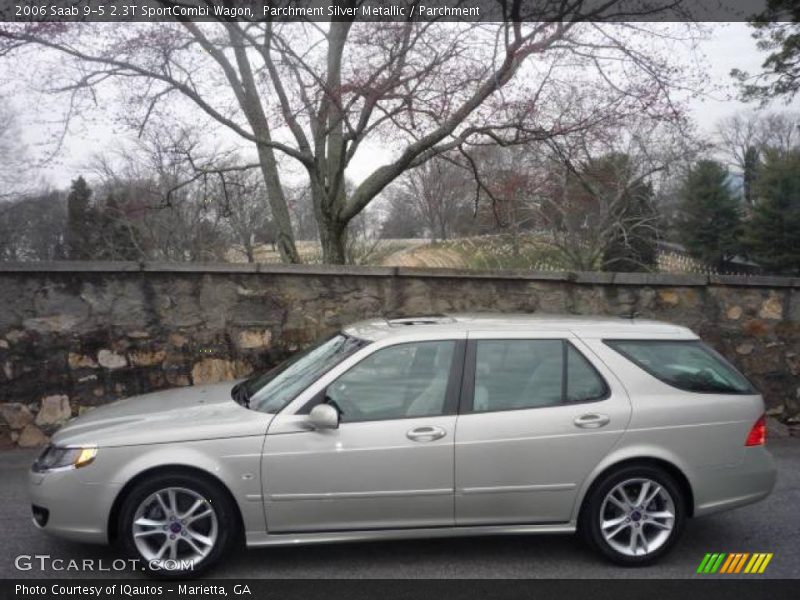 Parchment Silver Metallic / Parchment 2006 Saab 9-5 2.3T SportCombi Wagon