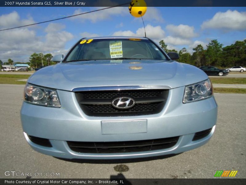 Silver Blue / Gray 2007 Hyundai Sonata GLS