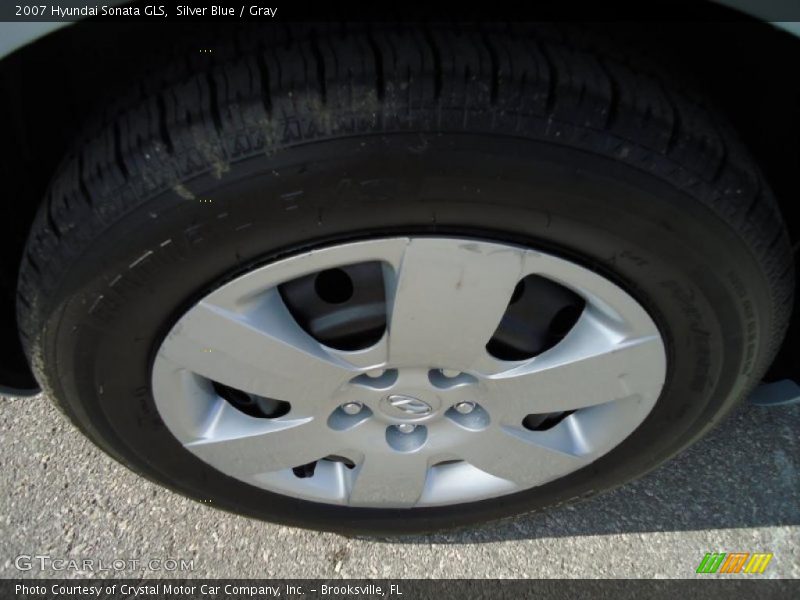 Silver Blue / Gray 2007 Hyundai Sonata GLS