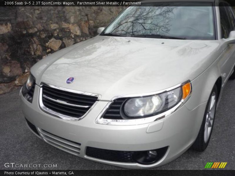 Parchment Silver Metallic / Parchment 2006 Saab 9-5 2.3T SportCombi Wagon