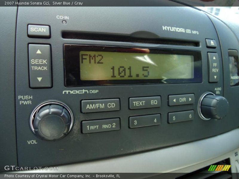 Silver Blue / Gray 2007 Hyundai Sonata GLS