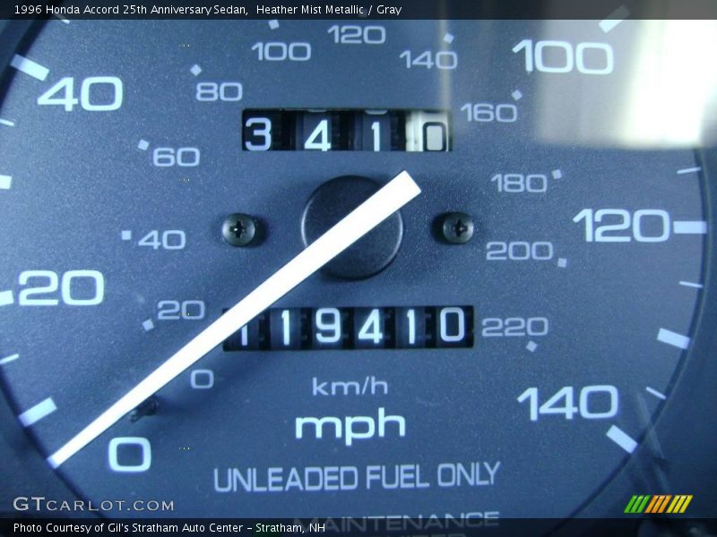 Heather Mist Metallic / Gray 1996 Honda Accord 25th Anniversary Sedan
