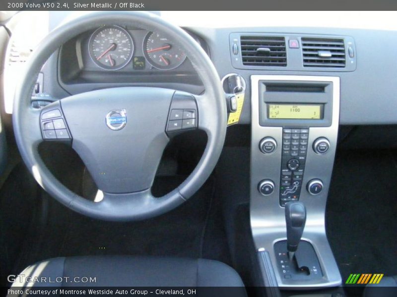 Silver Metallic / Off Black 2008 Volvo V50 2.4i