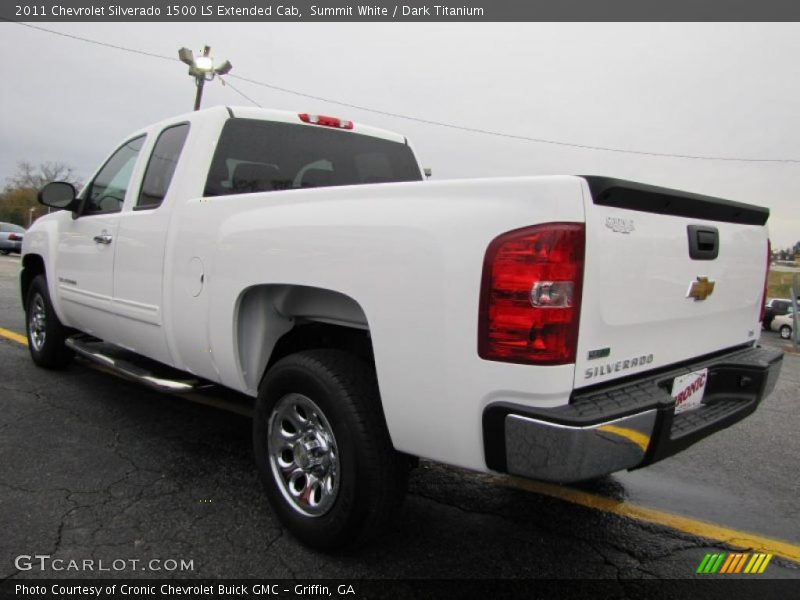 Summit White / Dark Titanium 2011 Chevrolet Silverado 1500 LS Extended Cab