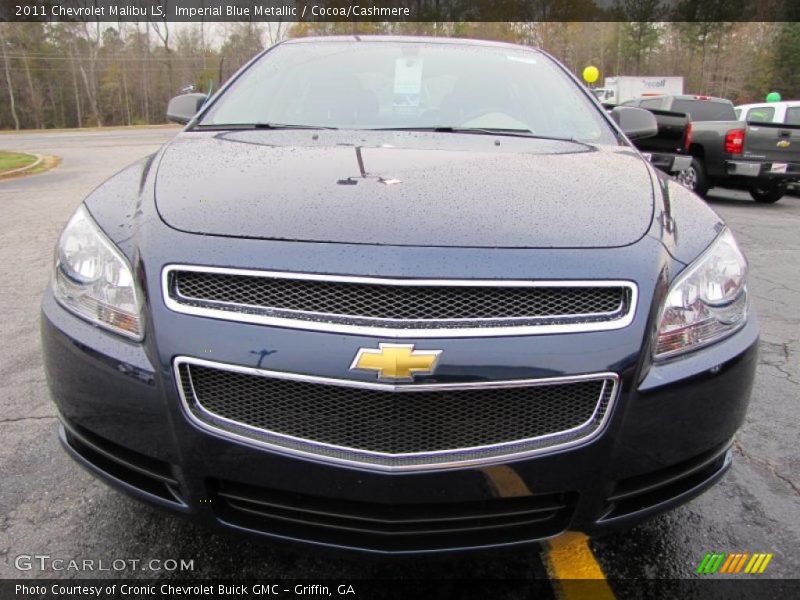 Imperial Blue Metallic / Cocoa/Cashmere 2011 Chevrolet Malibu LS