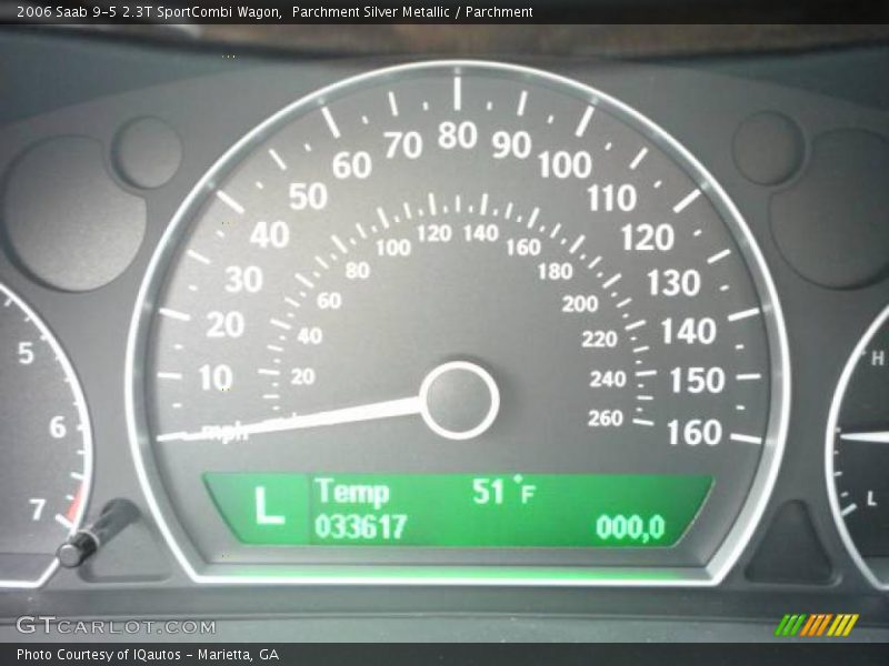 Parchment Silver Metallic / Parchment 2006 Saab 9-5 2.3T SportCombi Wagon