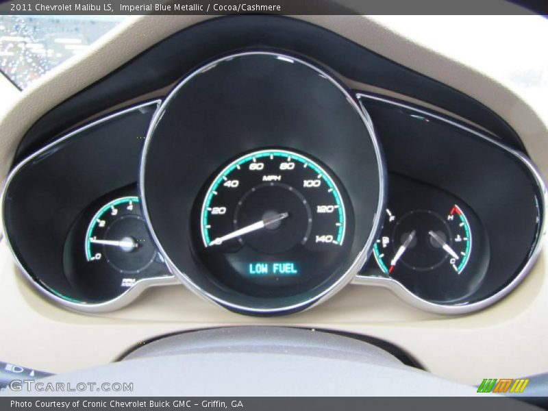 Imperial Blue Metallic / Cocoa/Cashmere 2011 Chevrolet Malibu LS